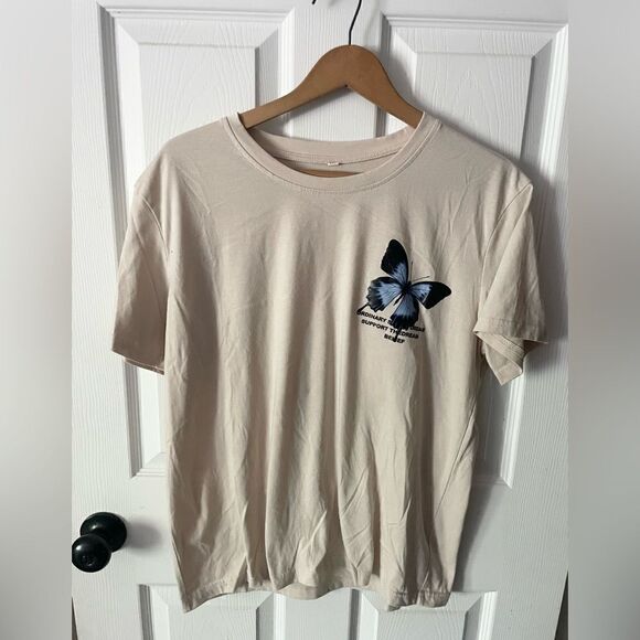 Men’s Butterfly / Dream Short Sleeve Tee Shirt Size M - Picture 2 of 3